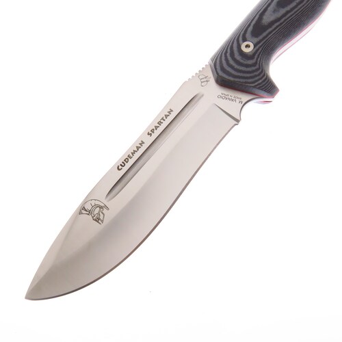 Cu126m Cudeman Spartan Negro Cuchillo Supervivencia Fda Piel