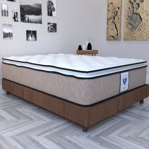 Colchón Queen Size Allegro Valencia Spring Air Ortopédico con Colchoneta PILLOW TOP