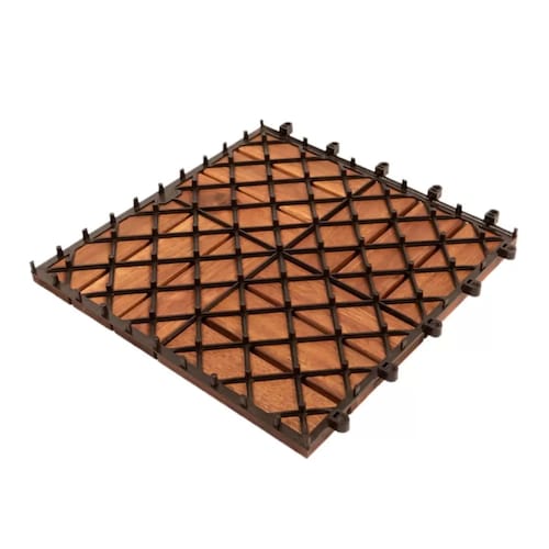 Piso de Madera para Exterior Natural Hanie Design 656547 CST