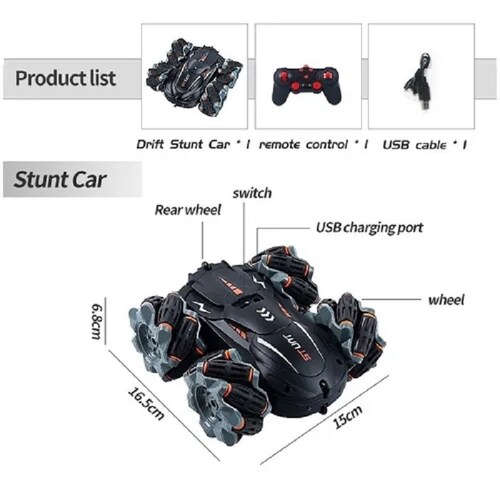 Vehículos A Control Remoto 4wd 2.4ghz Negro