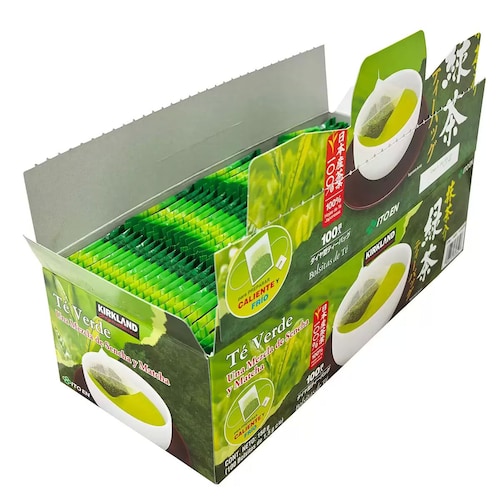 Té Verde Japonés 150g 100 Bolsas Kirkland Signature