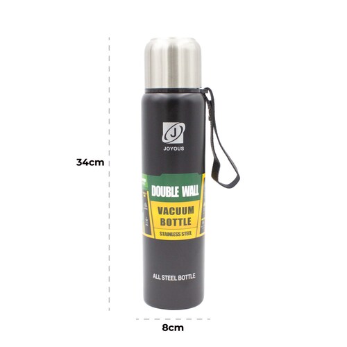 Termo Deportivo De Acero Inoxidable Acabado Metálico 1lt