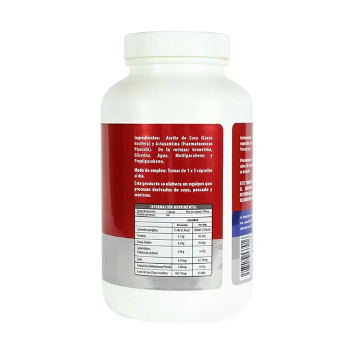  Astaxantina 160 Cápsulas De 700mg C/u Naturagel