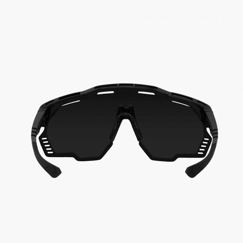 Lentes Scicon Aeroshade Kunken Gafa Deportiva Ciclismo Negro / Lente Plateado Unitalla Varilla Negra
