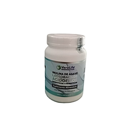 Inulina de agave  con lactobacilos acidofilos