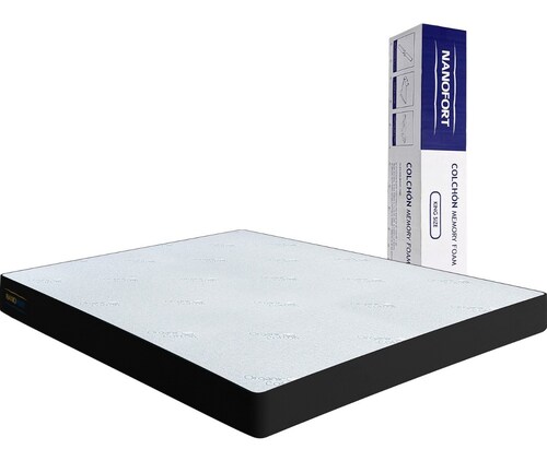 Colchon Memory Foam 3 Capas Ortopedico King Size Nanofort