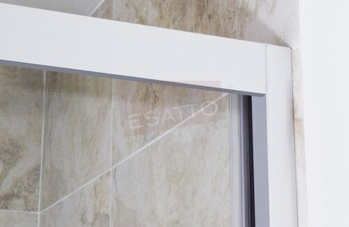 Esatto® Cancel Baño Curv S/base C/ray 90x90x185 Ca-009r