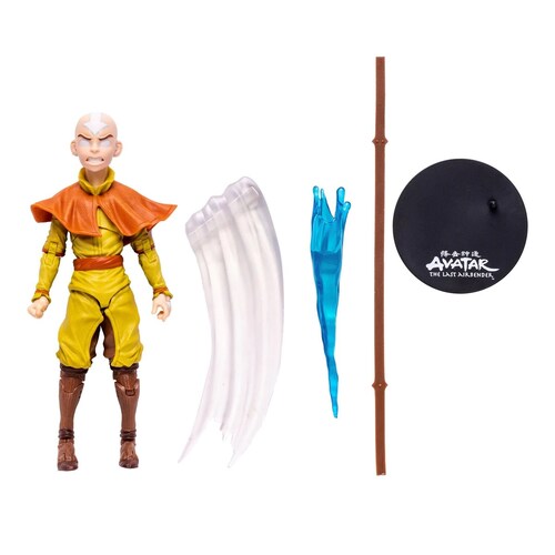 McFarlane Gold Label Figura de Accion: Avatar - Aang en Estado Avatar 7 Pulgadas.