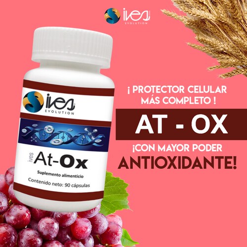 Coenzima Q10 Vitamina C Germen de Trigo Betacaroteno Ives Evolution Mexico 90 Cáps..