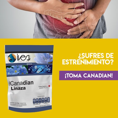 Canadian Ives Evolution México Linaza Canadiense Molida Cultivo Orgánico 600 Gr..