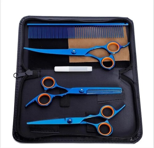 Kit 4 Tijeras Estilista De Acero Inoxidab