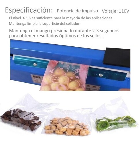 Selladora Térmica Manual De Bolsa Plastica