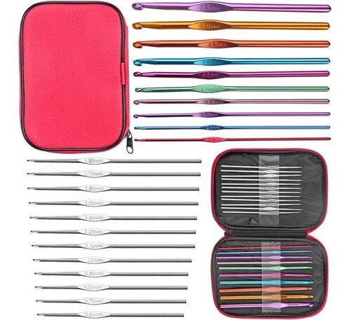 Kit De Agujas Y Accesorios Para Tejer A Crochet