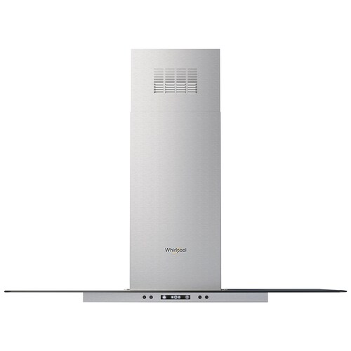Campana de isla 100cm con vidrio decorativo WHI9915S