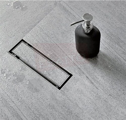 Esatto® Coladera Desagüe Invisible Inox Lujo 30x8cms He-008