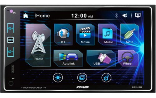 Autoestéreo Receptor De Medios Digitales Jc Power Rs191bm