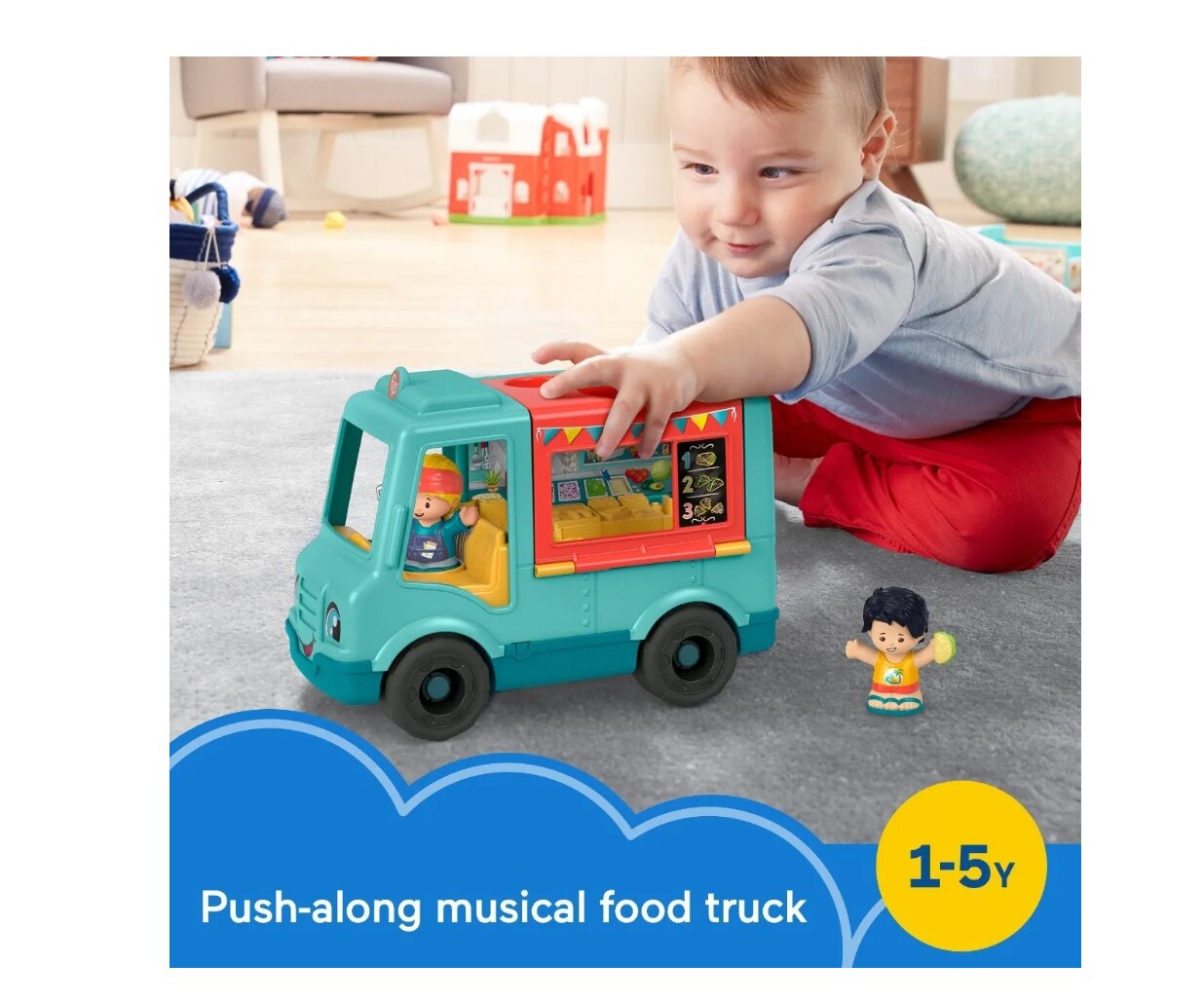 Fisher price toy food truck online