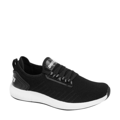 Tenis Casual Urbano Choclo Ducati color Negro para Dama 78wa 987621