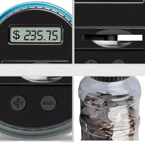 Alcancía digital para ahorros Gadgets & Fun cuenta monedas
