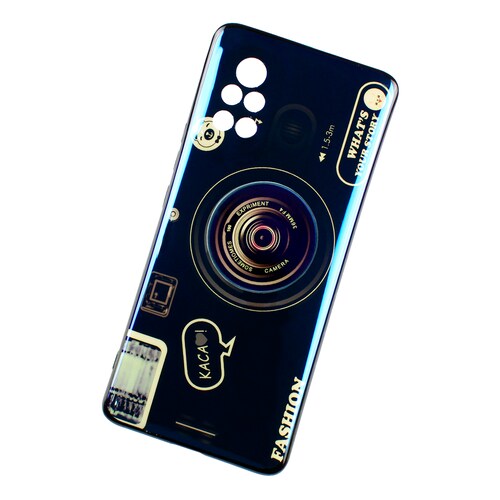 Funda Case Triche para HUAWEI NOVA 8 Diseño Cámara Vintage Color Negro Tornasol