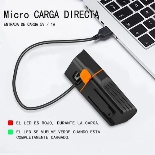 Lámpara Led T6 Recargable 1000 Lm Impermeable Para Bicicleta