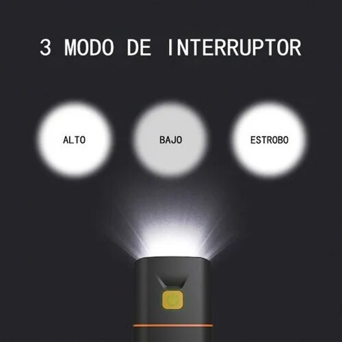 Lámpara Led T6 Recargable 1000 Lm Impermeable Para Bicicleta