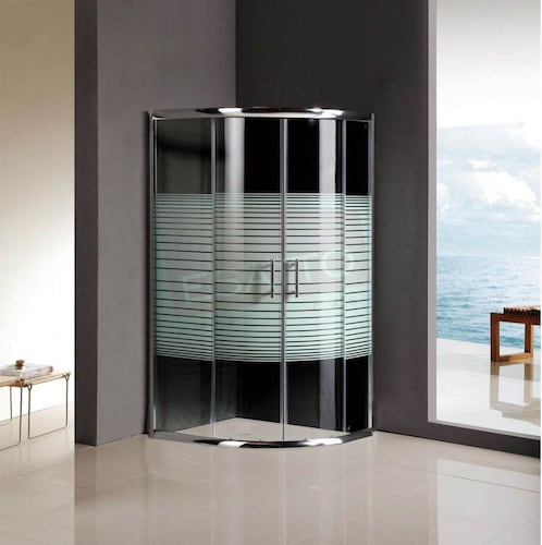 Esatto® Cancel Baño Curv S/base C/ray 100x100x185 Ca-010r
