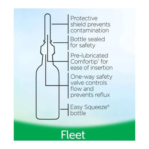 FLEET ENEMA 4.5 OZ 133 ML REGULAR (PAQUETE DE 8) KIT DE 8