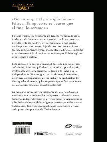 La campaña Autor Carlos Fuentes
