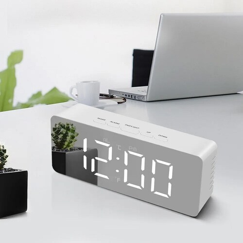 Reloj Espejo Led Digital