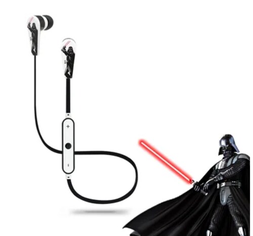 Audifonos Bluetooth Star Wars Darth Vader Manos Libres Inalambricos Recargables