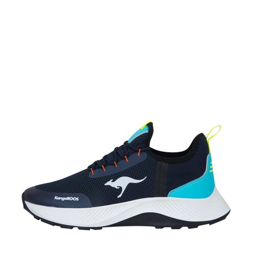 Tenis casual urbanos choclo marca Kangaroos, color azul, para hombre, mod. 1037828