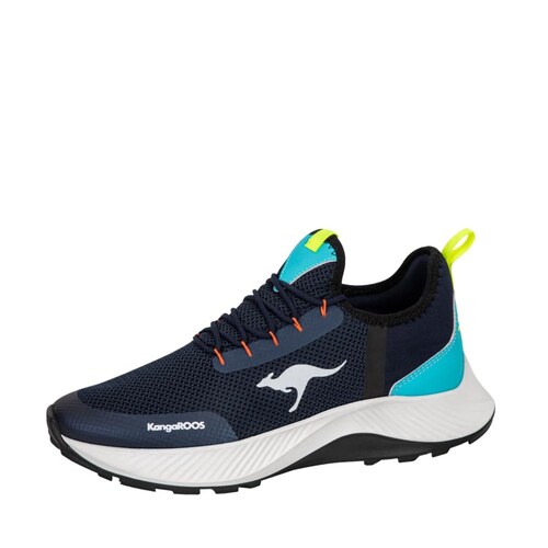 Tenis casual urbanos choclo marca Kangaroos, color azul, para hombre, mod. 1037828