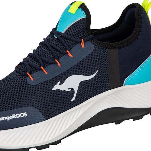 Tenis casual urbanos choclo marca Kangaroos, color azul, para hombre, mod. 1037828