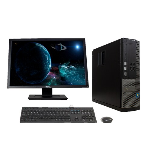 COMPUTADORA DELL DT CORE I3 4GB RAM 500GB HDD MONITOR 22" (REACONDICIONADO)
