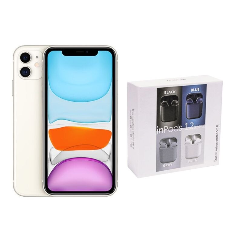 iPhone 11 Blanco Reacondicionado 64gb Grado A Aud fonos Gen ricos