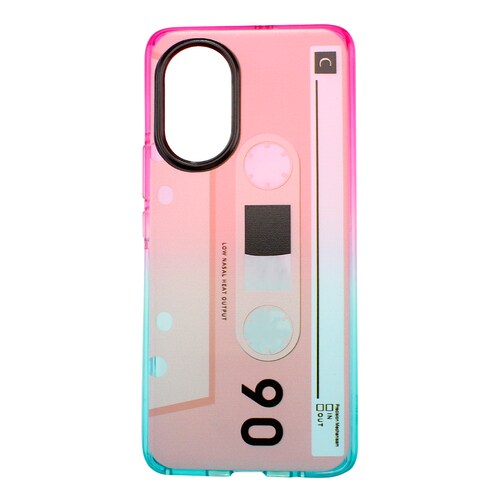 Funda Case Triche para HUAWEI NOVA 8 Diseño Cassette Casete Rosa Azul