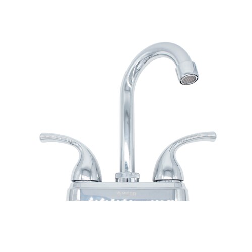 CNX Mezcladora para Lavabo de 1/4 de vuelta, Acero Inox, ABS y Aluminio.