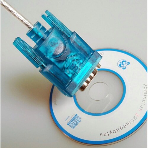 Adaptador Rs232 Serial Dv9 Macho A Usb 2.0 Macho Ele-Gate WI29