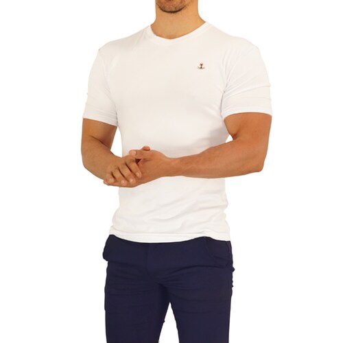 John Leopard Playera  Manga Corta Metal Emblem