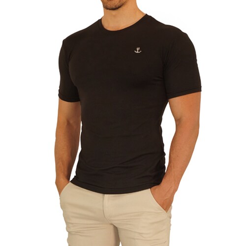 John Leopard Playera  Manga Corta Metal Emblem