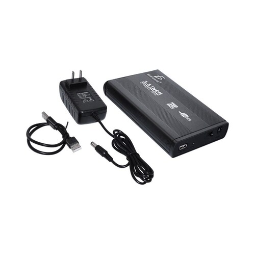 Gabinete case disco duro sata 3 5 usb externo 2 0 ele gate con09 color