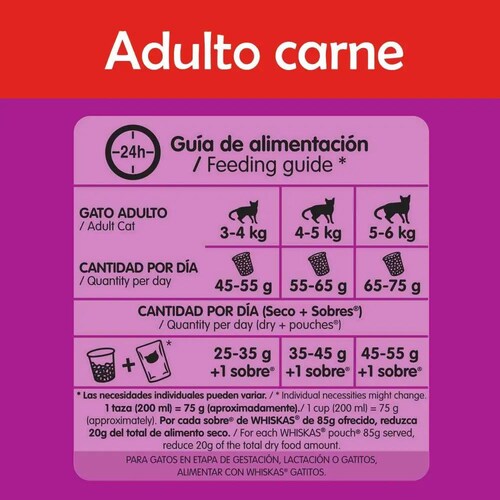 Alimento para Gato Whiskas Adulto 9 kg