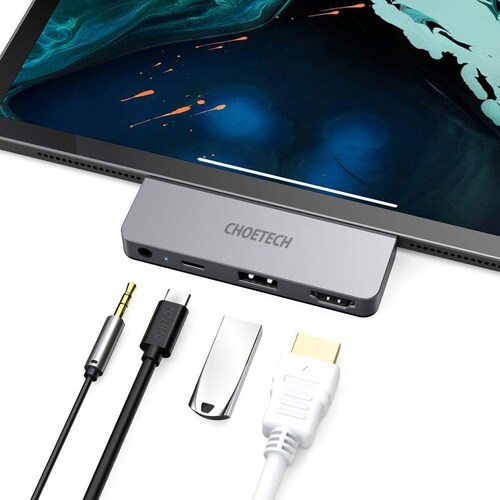Adaptador USB Tipo C 4 en 1 compatible con MacBook.