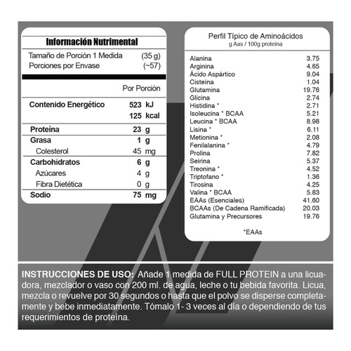 Proteina Meta Nutrition Full Protein 4.4 Lbs  Sabor Chocolate