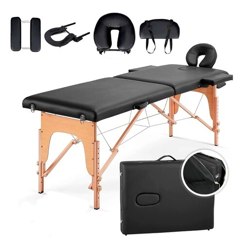Cama Para Masaje Spa Portátil Reclinable Estuche Profesional