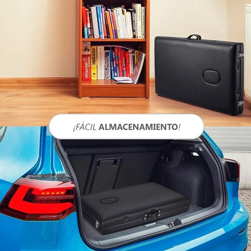 Cama Para Masaje Spa Portátil Reclinable Estuche Profesional