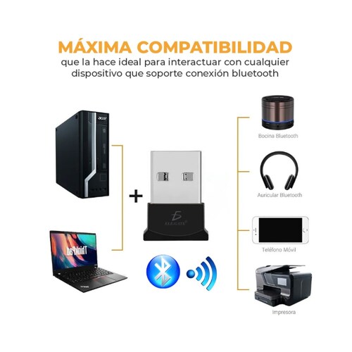 Adaptador Bluetooth 2.0 Nano Usb Ele-Gate WI04