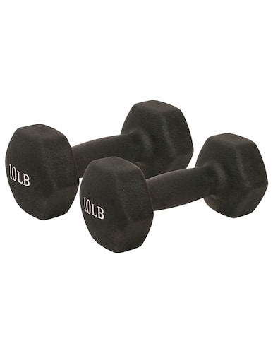  Mancuerna de Neopreno 10 lb Sunny Health & Fitness (par).