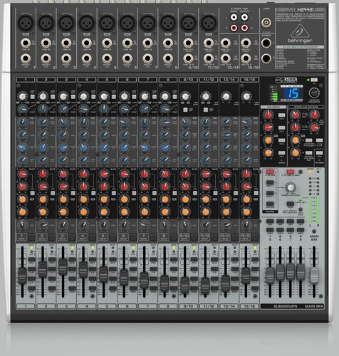 Mezcladora Análoga 24 Canales c/USB Behringer X2442USB